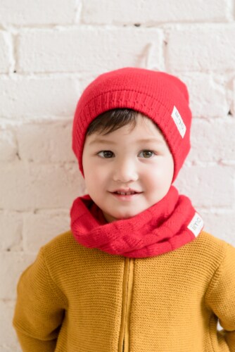 iimo Cashmere Collection (Limited Edition) Scarf - Red Perspective: top