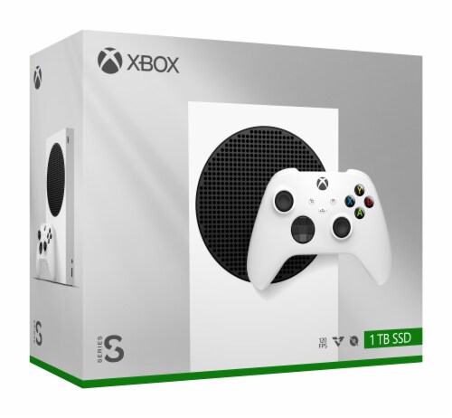 XBox Series S - 1 TB Robot White Perspective: top