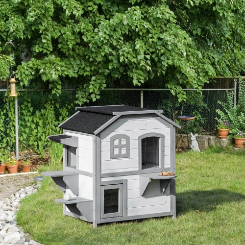 Indoor outdoor cat best sale house
