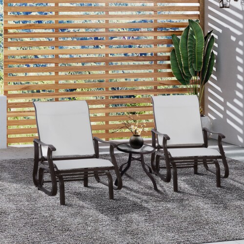 Aluminum patio glider chairs deals