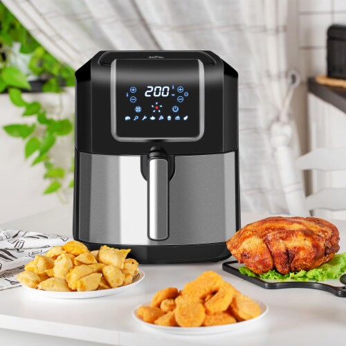 Chefman Black Air Fryer Oven 1700W Touch Control Programmable