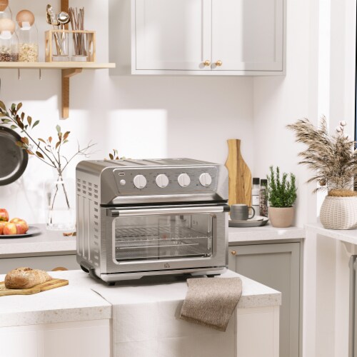 Costway 7-in-1 Air Fryer Toaster Oven 19 QT Dehydrate Convection Ovens w/ 5  Accessories, 1 unit - Kroger