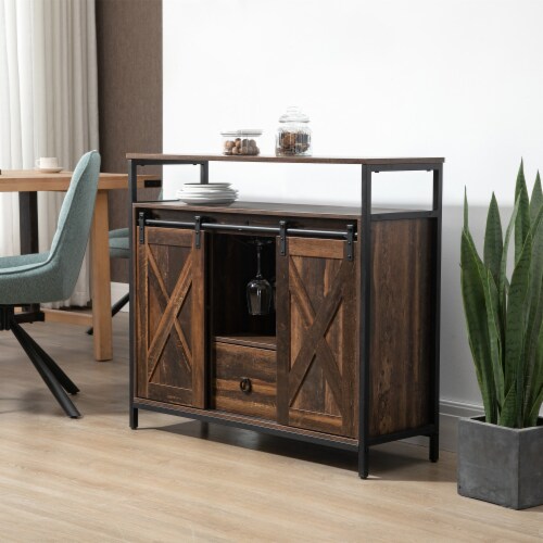 Industrial shop buffet cabinet