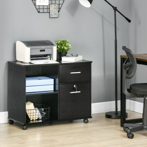 Mobile printer stand with storage deals