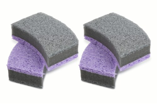 Core Kitchen 4 Pack Stainless Steel Scrub Pad Perspective: top