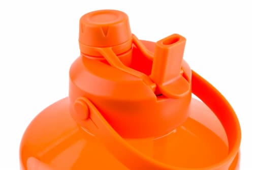Manna Dual Lid Bottle - Orange Perspective: top