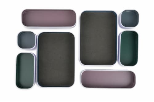 Core Home Tinplate Office Storage Box Set Perspective: top