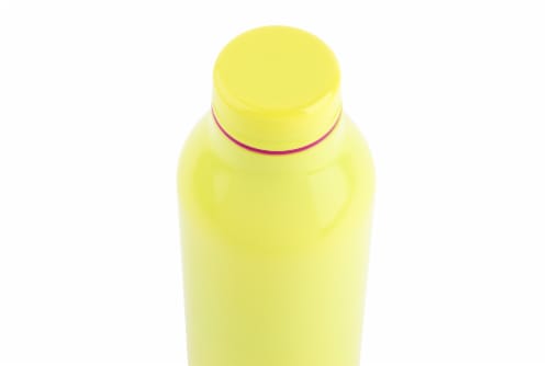 Manna Capsule Bottle - Yellow Perspective: top
