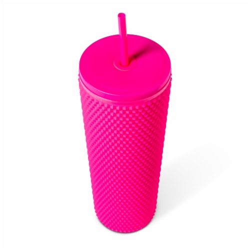 Manna™ Studded™ Tumbler - Pink Perspective: top