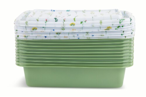 Core Kitchen Wildflower Food Storage Containers Perspective: top
