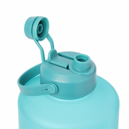 Manna Dual Lid Bottle - Blue Perspective: top