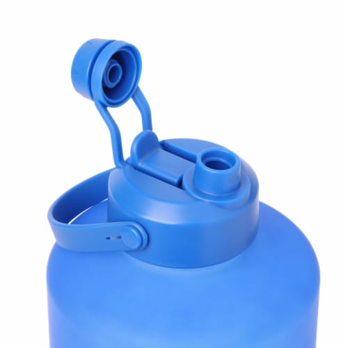 Manna Dual Lid Bottle - Blue Ombre Perspective: top