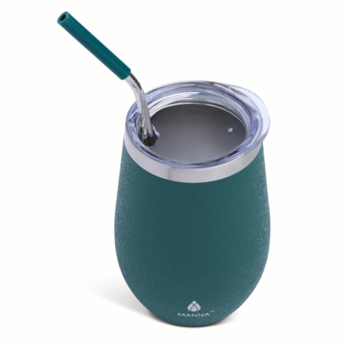 Manna Wine Tumbler - Green Perspective: top