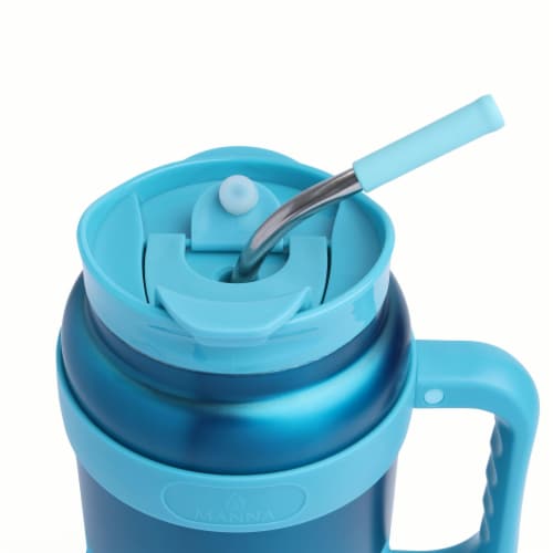 Manna Sawyer Bottle - Peacock Blue Perspective: top