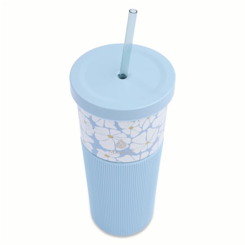 Manna™ Mug Tribeca Tumbler 24 oz Light Blue Perspective: top