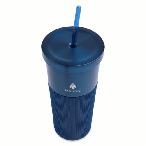 Manna™ Mug Tribeca Tumbler 24 oz Dark Blue Perspective: top