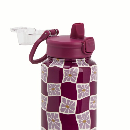 Manna™ Push Bottle 40 oz Raspberry Squares Perspective: top