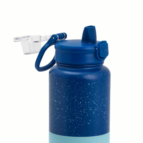 Manna™ Color Block Push™ Bottle - Blue Perspective: top