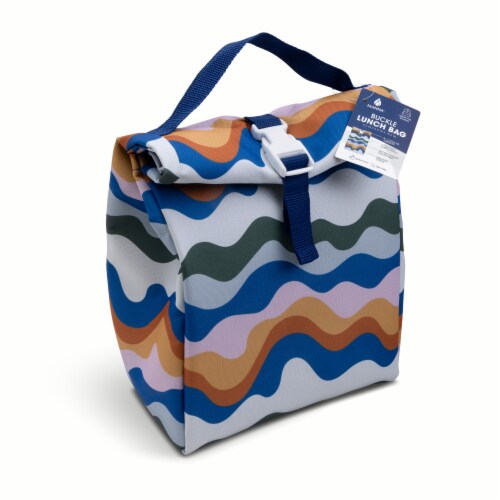 Core Home Manna Buckle Lunch Bag Waves Perspective: top