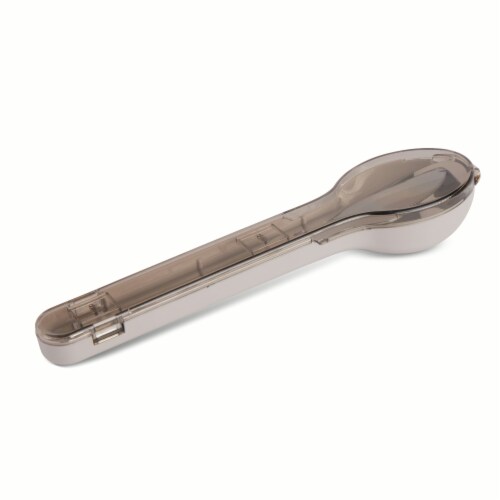 Core Home 3 in 1 Cutlery Set with Case - Blue Perspective: top