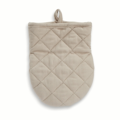 Core Home™ Mini Mitt with Silicone Print - Grey Perspective: top
