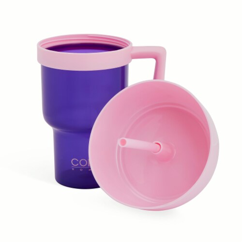 Core Home™ Stadium Mug Tumbler & Bowl Pink/Purple Perspective: top