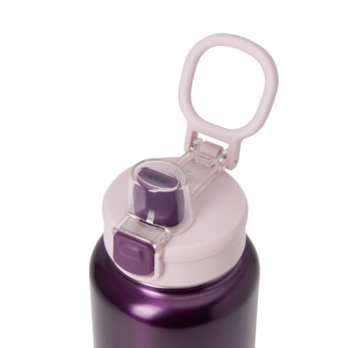 Manna™ Push™ Bottle Purple Metallic Perspective: top