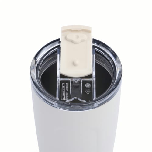Manna™ Ridge™ Stainless Steel Coffee Tumbler - Grey Perspective: top