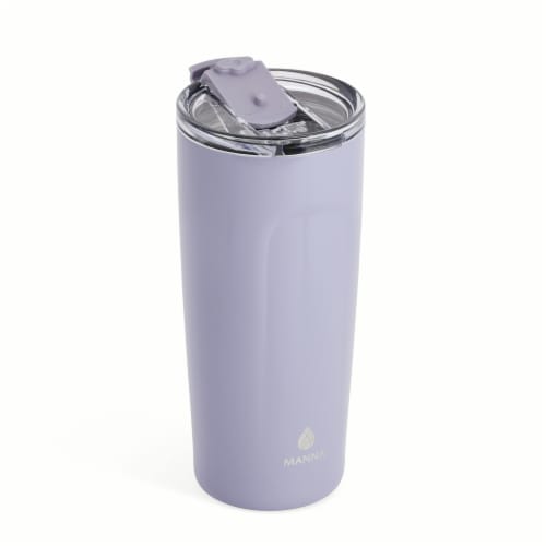 Manna™ Ridge™ Stainless Steel Tumbler Purple Perspective: top