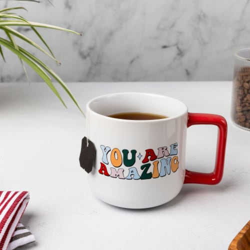 Core Home™ Square Handle Mug - Amazing Perspective: top