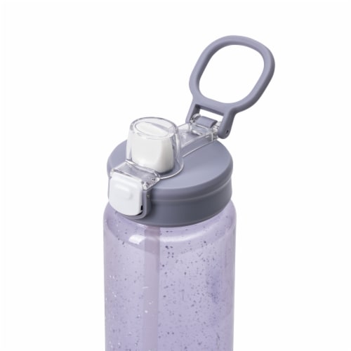 Manna™ Push™ Water Bottle - Purple Perspective: top