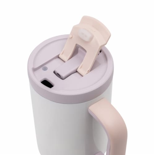 Manna™ Adventure™ Handled Tumbler - Cream Shimmer Perspective: top