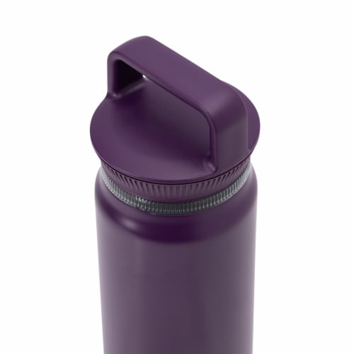 Manna™ Everett™ Stainless Steel Water Bottle - Purple Perspective: top