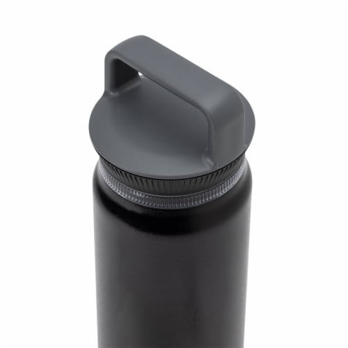 Manna™ Everett™ Stainless Steel Water Bottle - Black Perspective: top