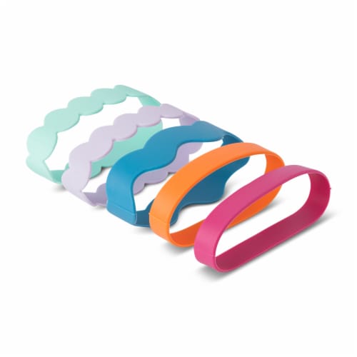 Manna™ Silicone Bottle Name Tags Perspective: top