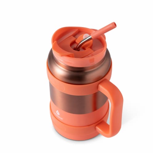 Manna™ Sawyer™ Stainless Steel Bottle - Coral Perspective: top