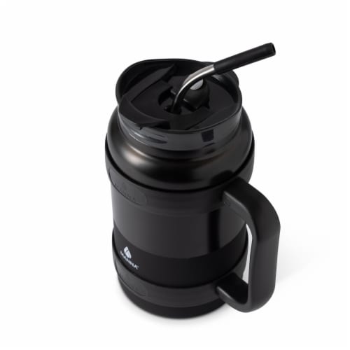Manna™ Sawyer™ Stainless Steel Bottle - Black Perspective: top