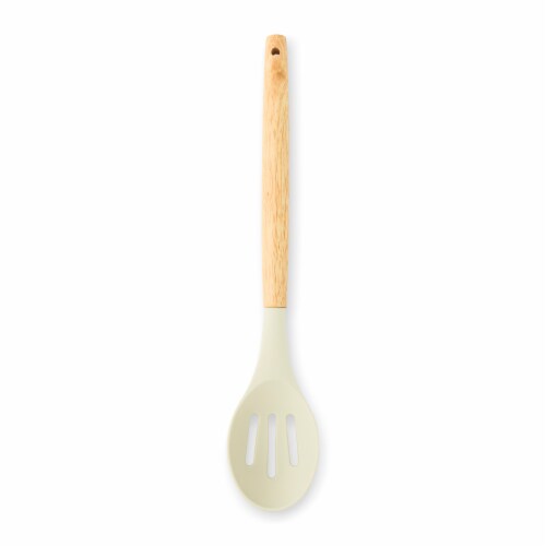 Core Kitchen™ Silicone Slotted Spoon Beige Perspective: top