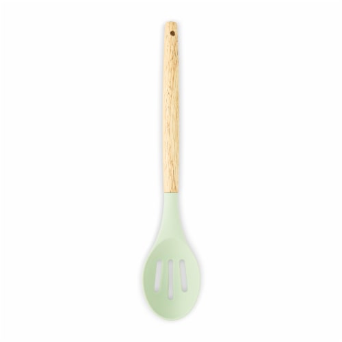 Core Kitchen Silicone Slotted Spoon - Sage Perspective: top