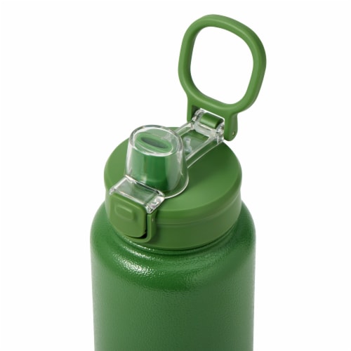 Manna™ Push Bottle - Green Perspective: top