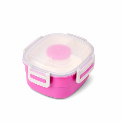 Manna™ Salad Bento Box - Pink Perspective: top
