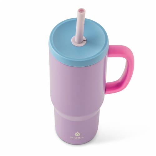 Manna™ Handled Tumbler - Purple Perspective: top