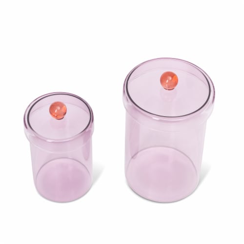 Core Glass Canister - Red Perspective: top