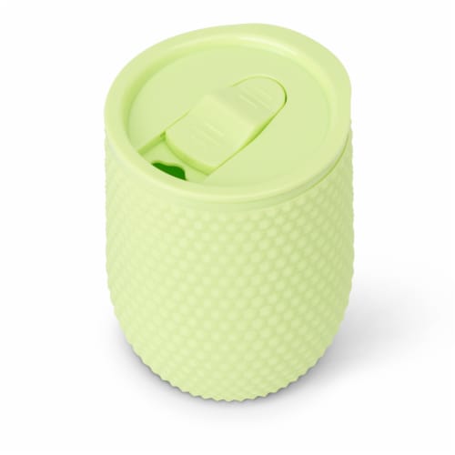 Manna™ Studded Wine Tumbler - Light Green Perspective: top