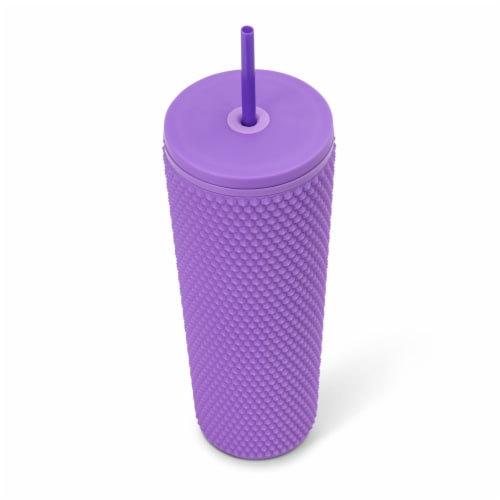 Manna™ Studded Tumbler Purple Perspective: top
