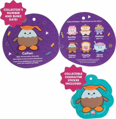 Squishmallows 7.5" Bumbumz Coffee Plush Toy Perspective: top