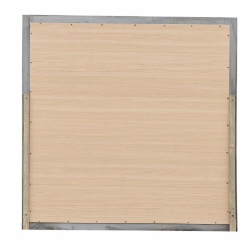 41 In. X 41 In. Classic Square Wood Framed Dresser Mirror Perspective: top