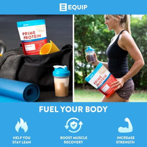 Equip Foods Unflavored Prime Protein Grass Fed Beef Protein Isolate Carnivore Protein Powder Perspective: top