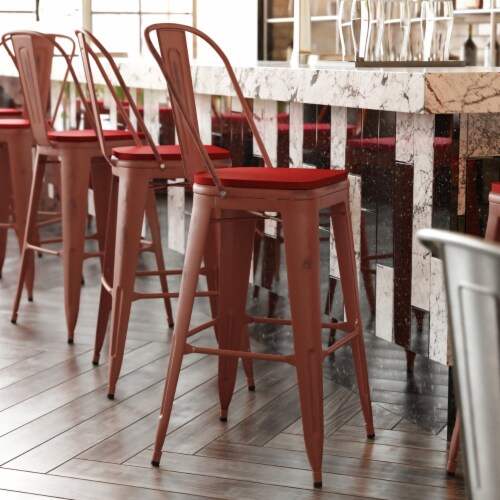 30 inch metal sales bar stools with back