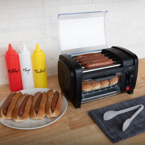 Great Northern Popcorn Hot Dog Toaster Oven Countertop Hot Dog Roller With Bun Warmer And Adj 1 unit Fry s Food Stores